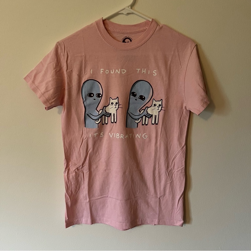 Strange Planet Funny Cat Tee